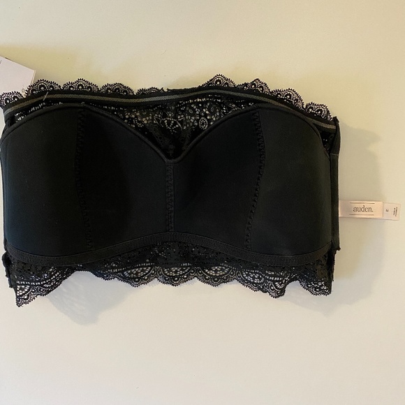 Auden strapless lightly lined lacy bralette NWT - Picture 3 of 4